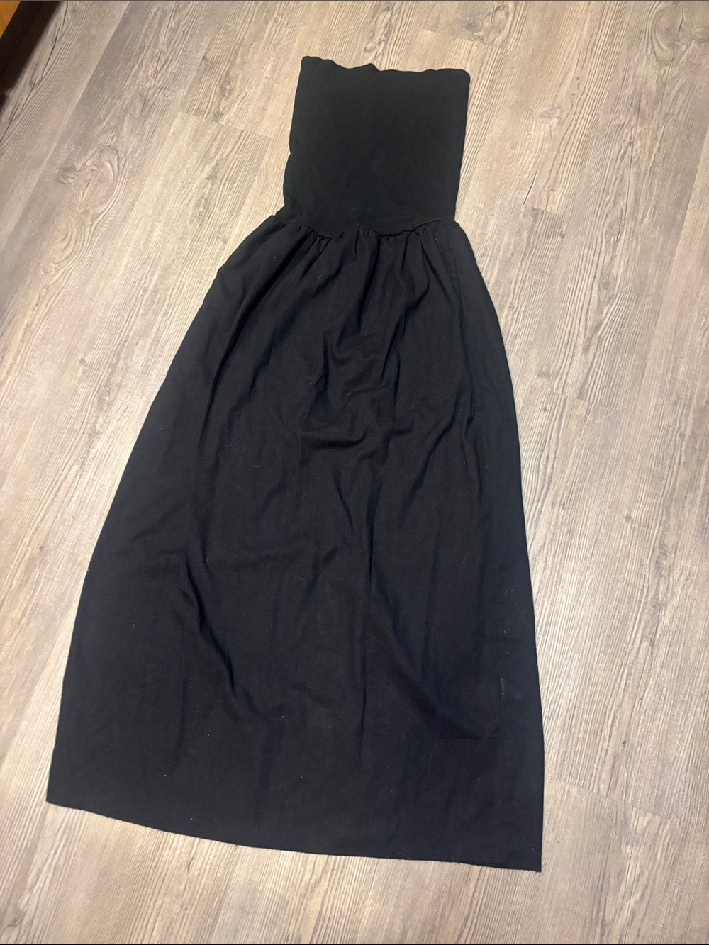Strapless Black Maxi Dress - Timeless Women's Summer Dress